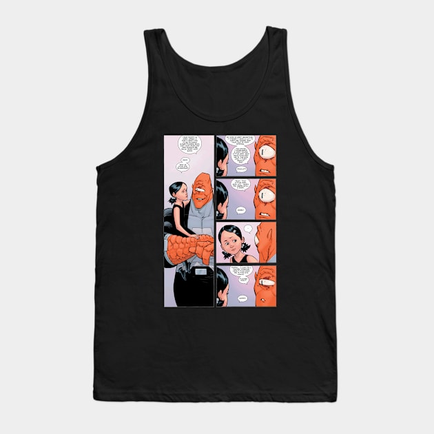 comic strip Tank Top by super villain